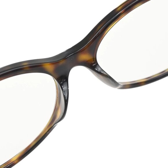 CHANEL CC Logo Matelasse Glasses Eye Wear 3287-Q-A Plastic Brown 09RF712 - Picture 6 of 12